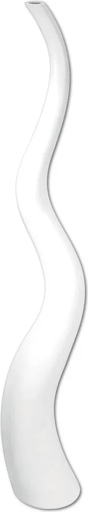 Vase de Sol Blanc Stable 125cm - Décoration Anti-Vide pour Grands Salons