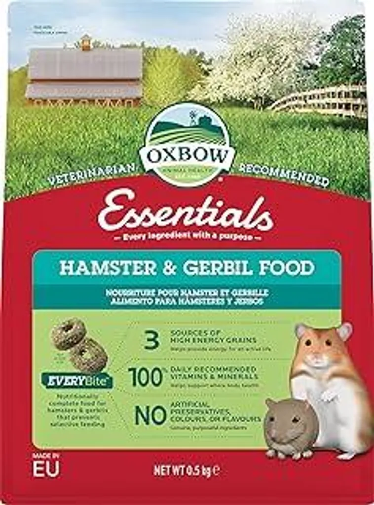 Oxbow Essentials 0,5kg Mangime Completo Criceti | Consigliato dai Vet