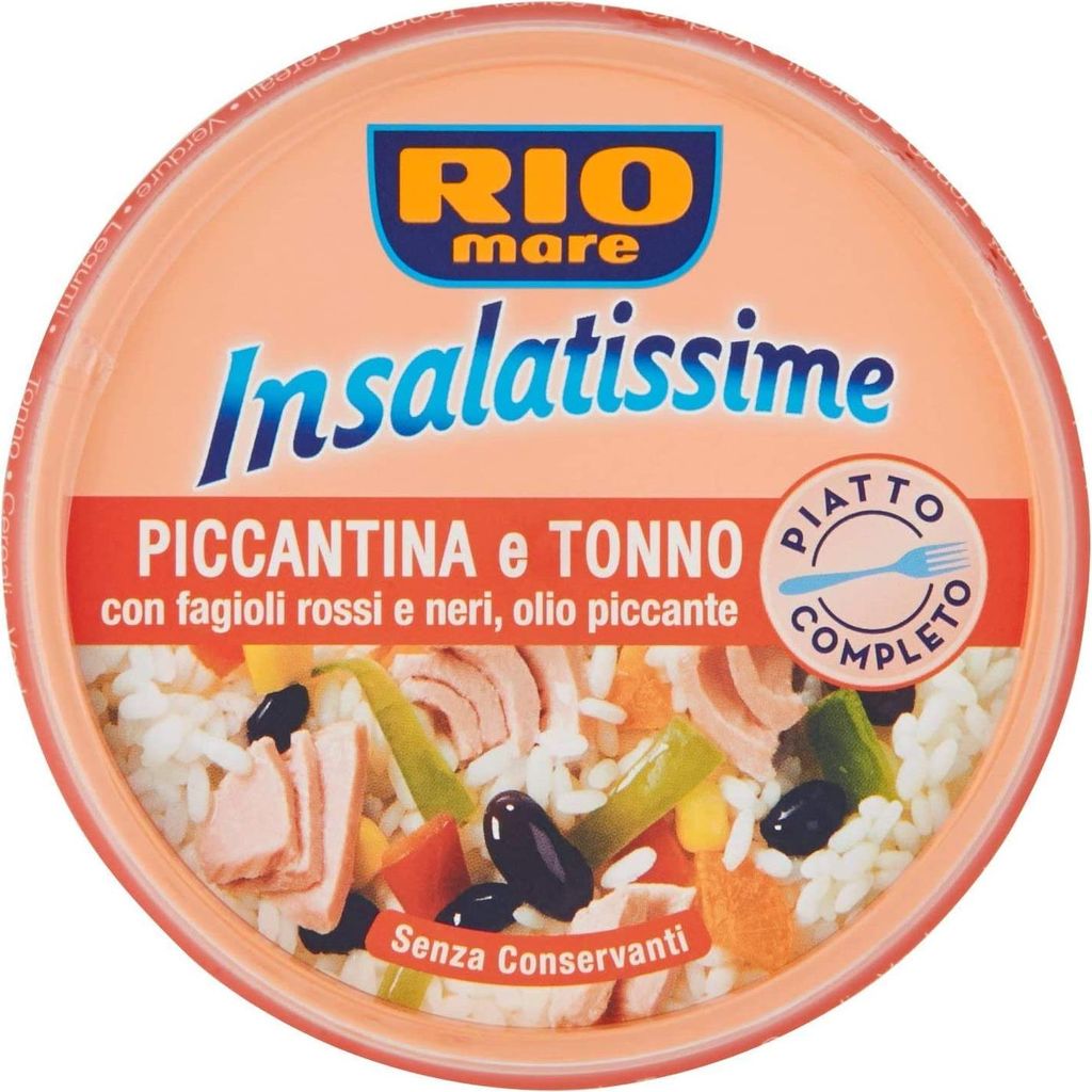 6x Rio mare Insalatissime tonno piccante würziger Thunfisch 220g