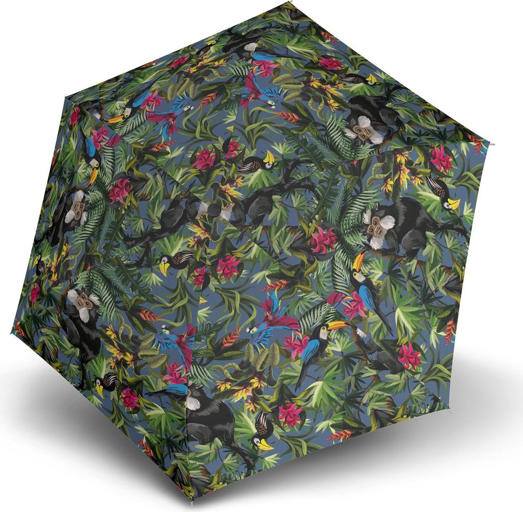 Knirps Taschenregenschirm Regenschirm U.200 Ultra Light Duomatic Tropic mehrfarbig