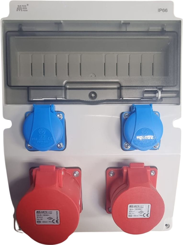 Wandverteiler Stromverteiler CEE 32A 16A 230V Schuko / ROS11/x-632/A/S //96