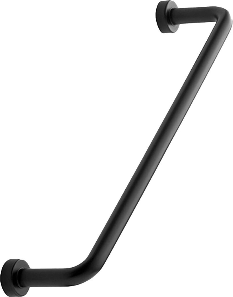 Griff Lounge ø 7mm, LA 160mm, Möbelgriff Breite 174mm, Zinkdruckguss schwarz matt