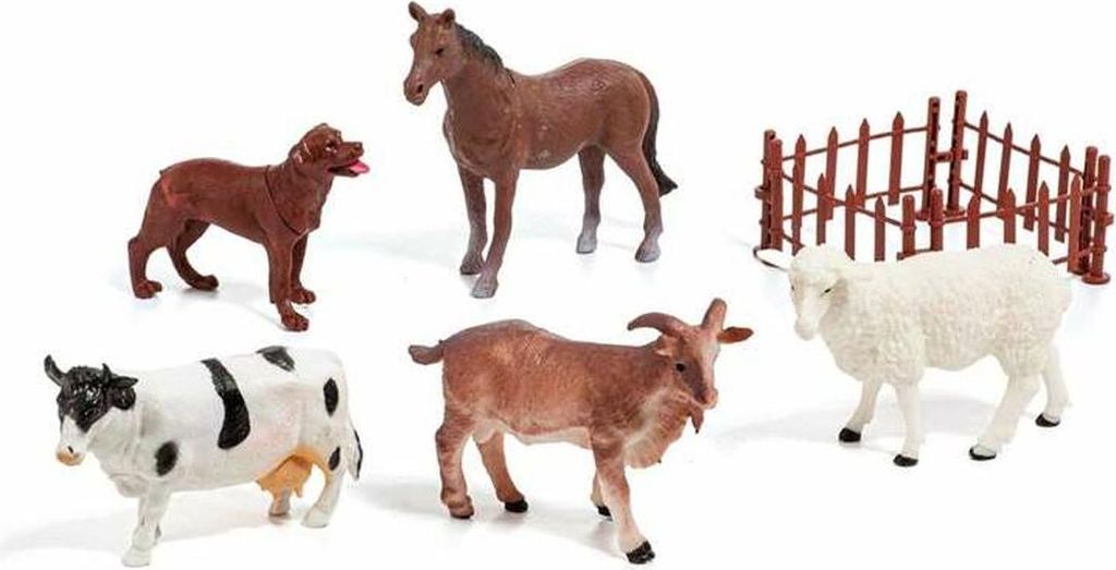 Set Tiere vom Bauernhof Moltó 6 Stücke Kunststoff