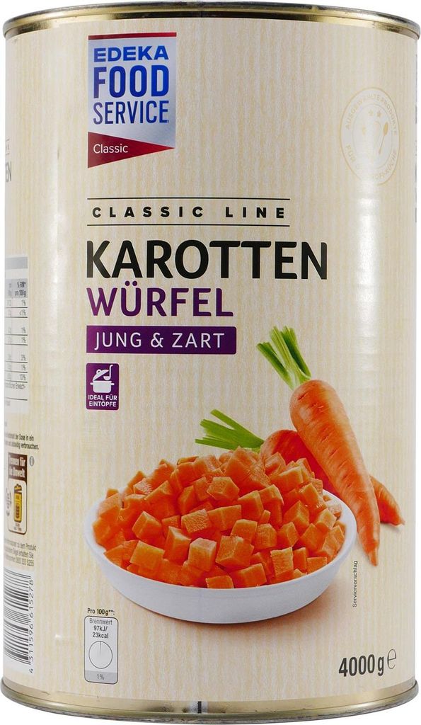 Classic Line Karotten-Würfel 4,0KG