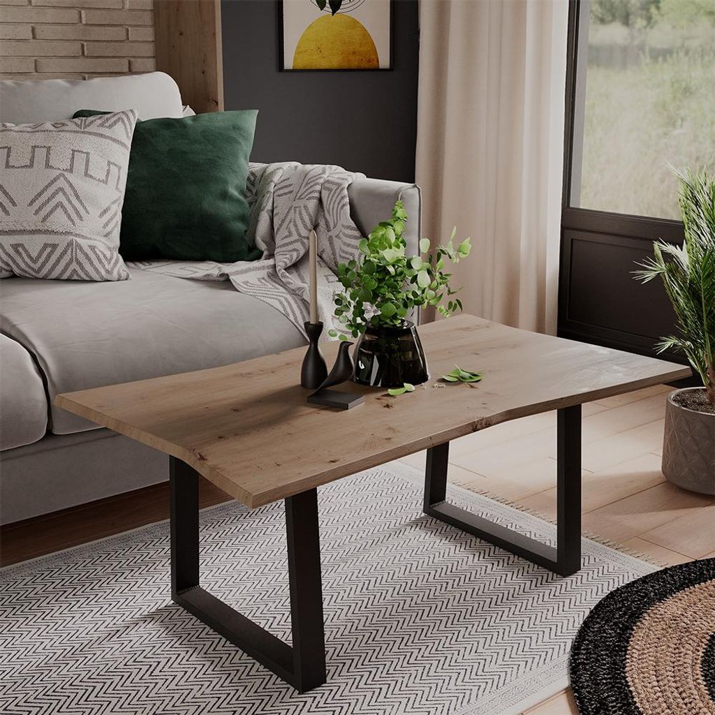 Vicco Couchtisch Yan, 100 x 60 cm, Artisan