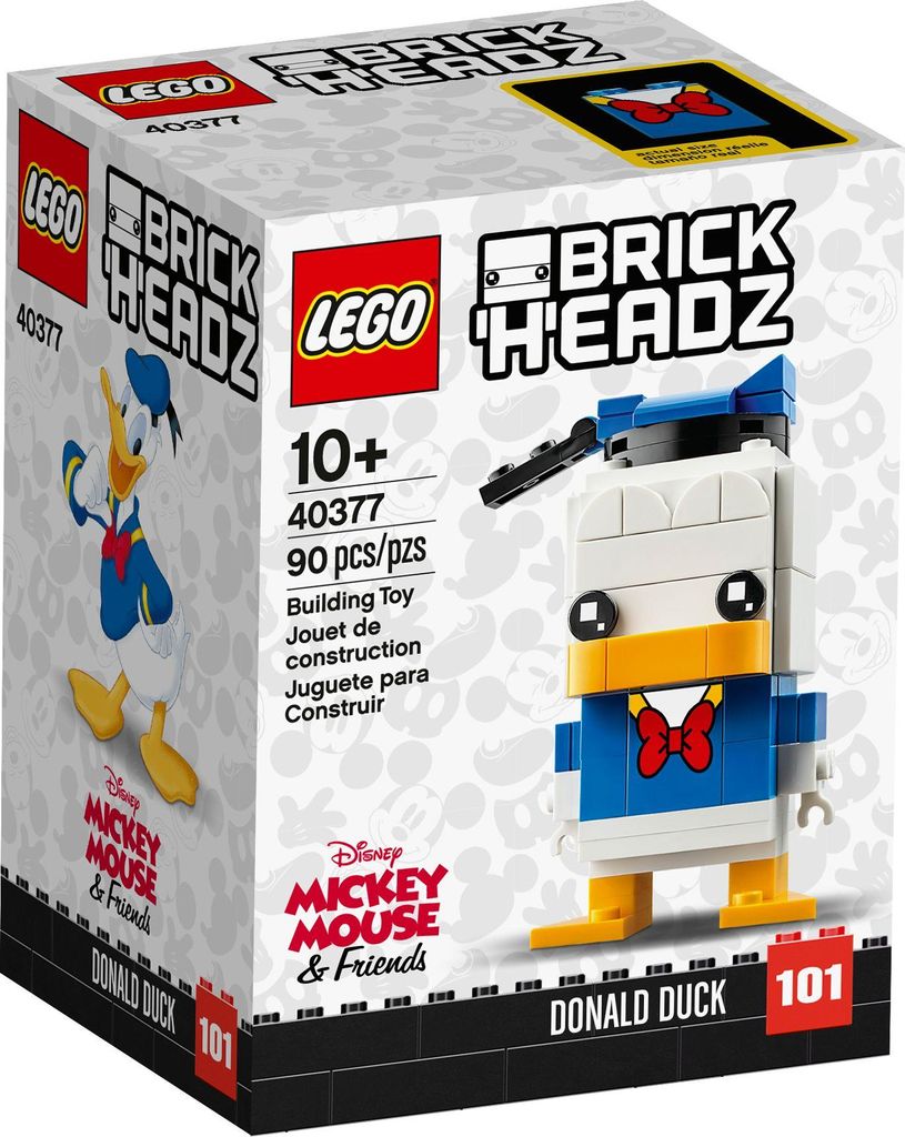 LEGO® BrickHeadz Donald Duck - 40377 NEU! Teile 90x Produktbild 