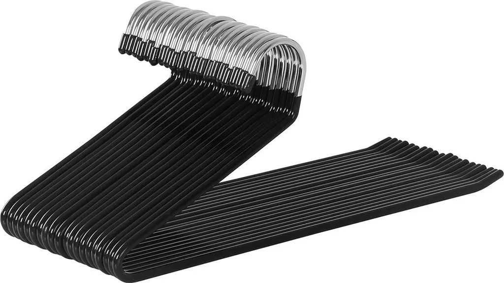 Cintre à pantalon ouvert pour organisation de placard lot de 20 solides