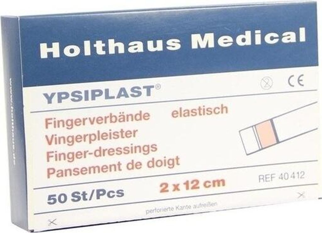 FINGERVERBAND YPSIPLAST elastisch 2x12 cm haut