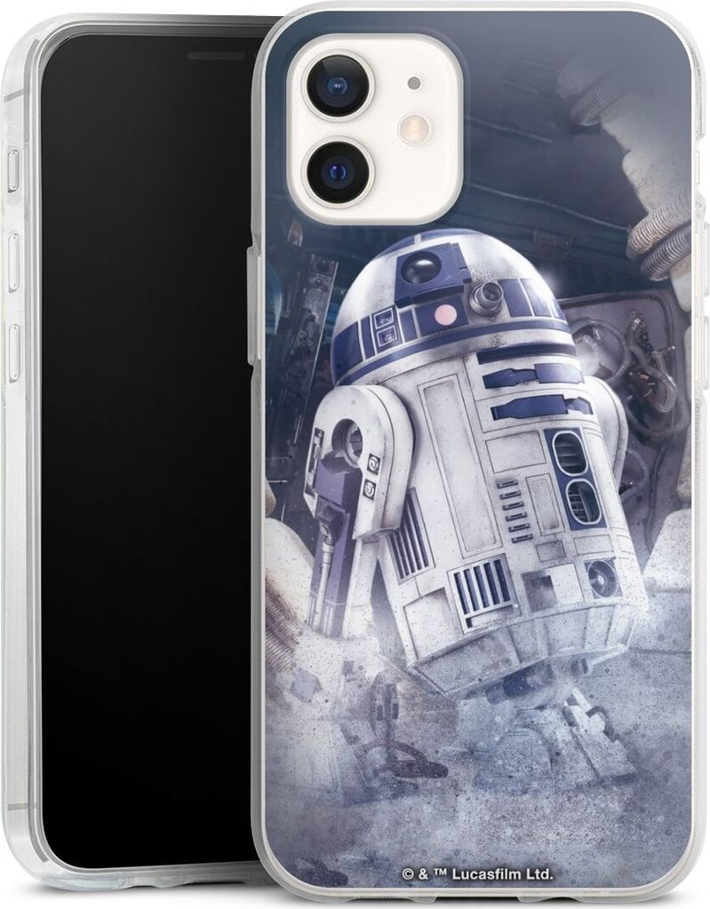 DeinDesign Handyhülle für Apple iPhone 12 Pro Silikon Hülle Case Smartphone Schutzhülle Fanartikel Roboter Star Wars