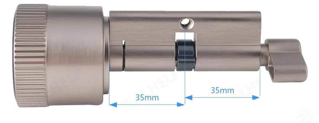 Verrou Connecté Bluetooth et Empreinte Digitale Modèle A35 B35 Noir