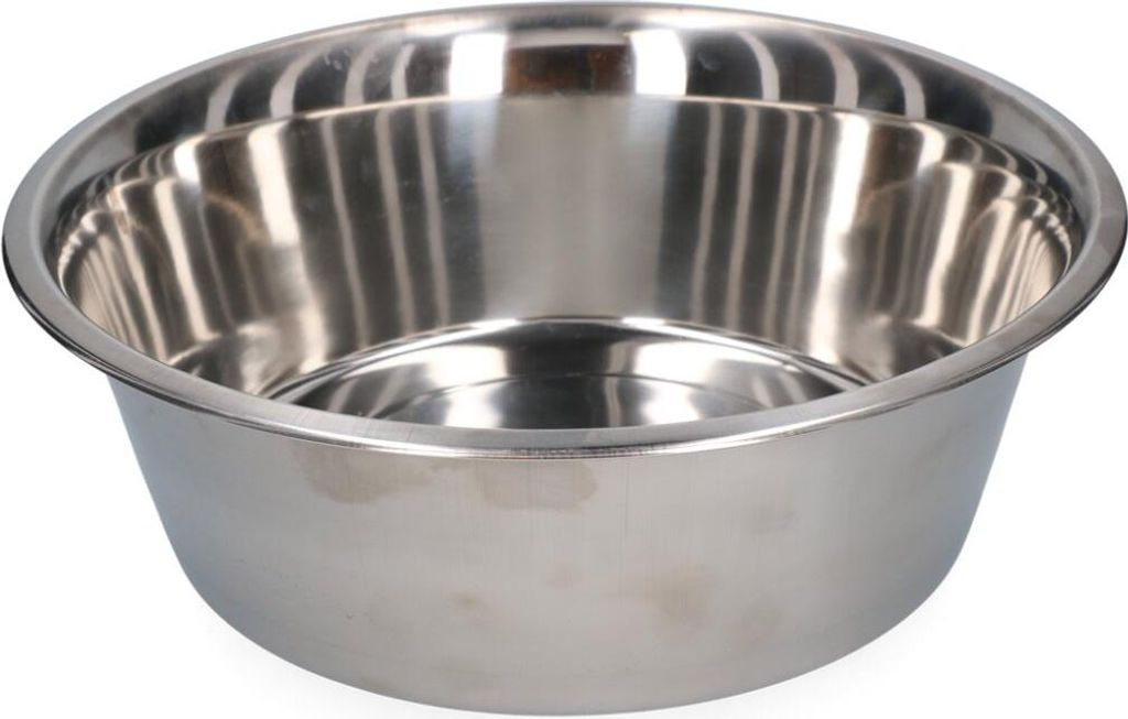 Speise- oder Trinkschale Edelstahl 6,00ltr Ø 34cm