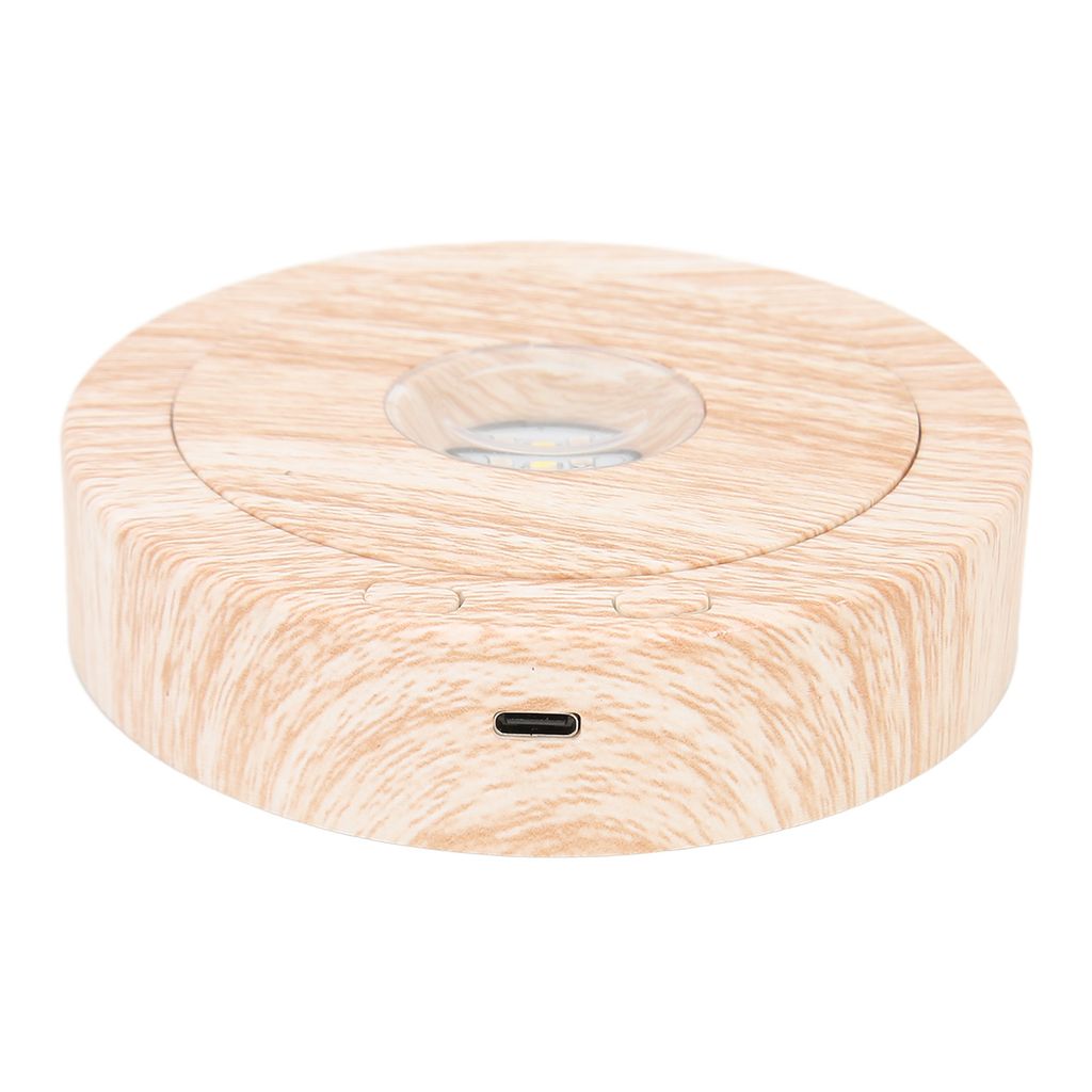 Houten displaybasis met verlichting, roterende displaybasis Productafbeelding 