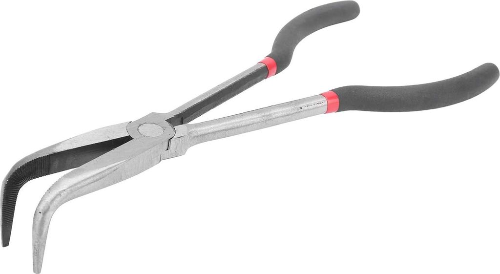 90 Grad gebogene Zange Stahl Wasserschnipzange Klem Handwerkzeug 280mm