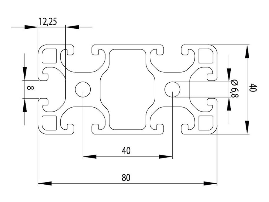 AFTERTECH Aluminiumprofil 5 X 3 Meter (15 M) – 1616N Schwarz Mit Milchglas-Abdeckung Für LED-Streifen