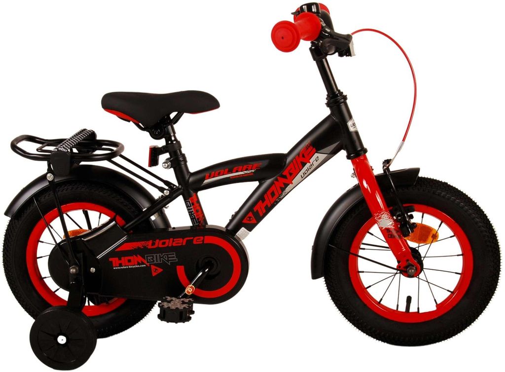 Volare Thombike Kinderfahrrad - Jungen - 12 Zoll - Schwarz Produktbild 