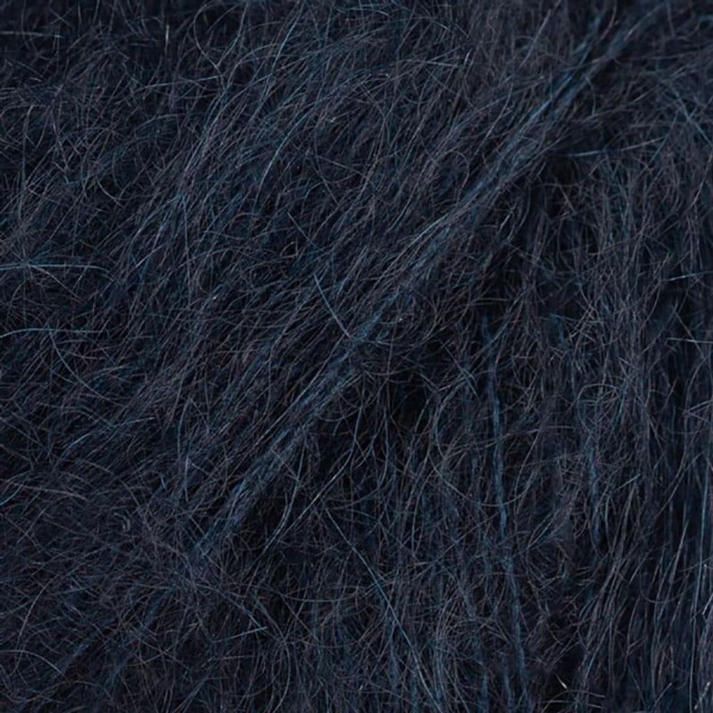 Wolle Drops Kid Silk - 65 ciemny granat - Stricken & Häkeln Produktbild 
