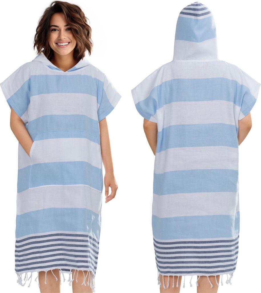 JEMIDI Badeponcho Damen Herren - Schnelltrocknender Surf Produktbild 