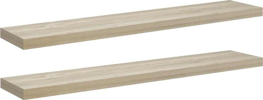 VidaXL 323884, MDF-Platten, Metall, Eiche, 1200 mm, 235 mm, Produktbild 