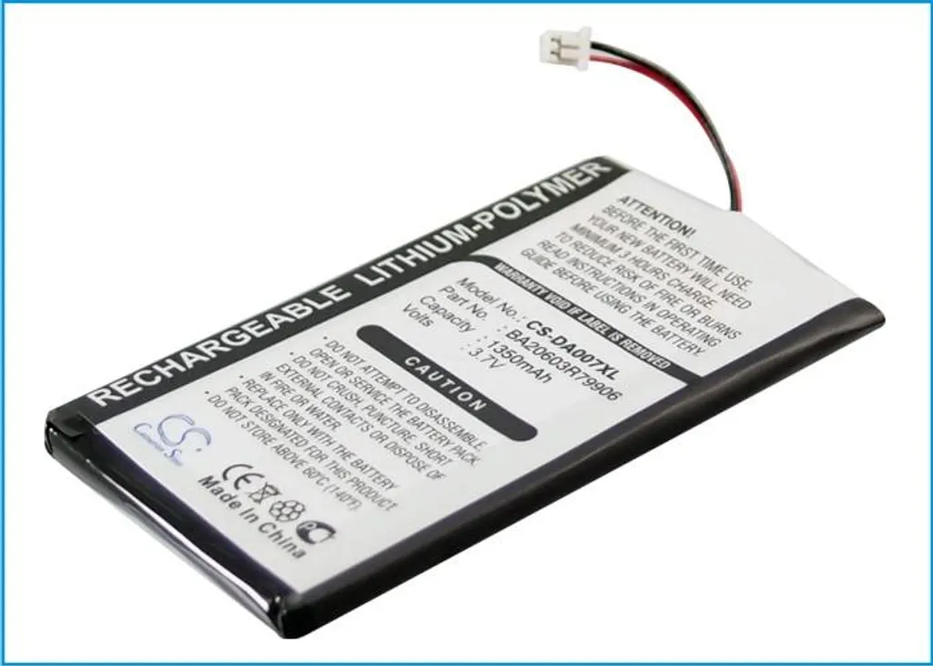 Batteria TECHTEK per Creative Zen Neeon 2 BA20603R79906 - Ricambio Certificato