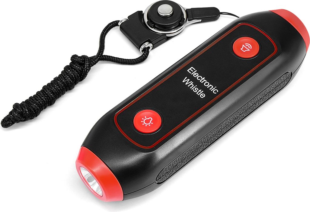 Sifflet électronique, sifflet à main avec dragonne, lumière Image du produit 