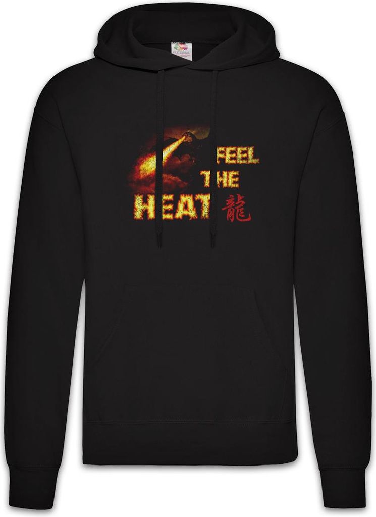 Urban Backwoods Dragon II, Herren Hoodie, Farbe: Schwarz, Größe: M