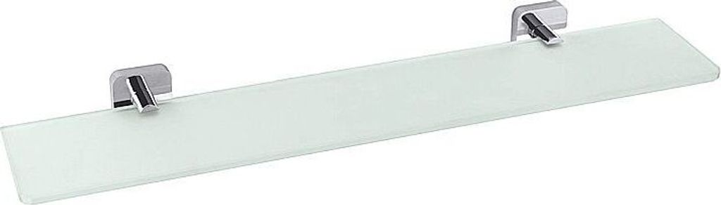 BASI Glasablage Messing Glas Chrom poliert 600x50x132 mm für Bad & WC >> zum Bohren
