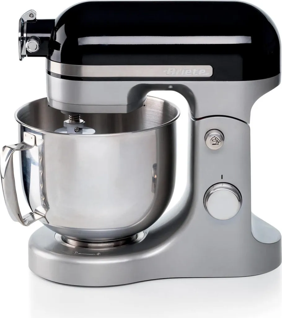 Mixeur sur Socle Multifonction Ariete 1589 Noir, Robot de Cuisine 1600W