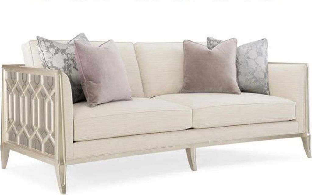Modern 3 Sitzer Design Sofa Couch Polster Sofas Couchen Stoff Textil Dreisitzer
