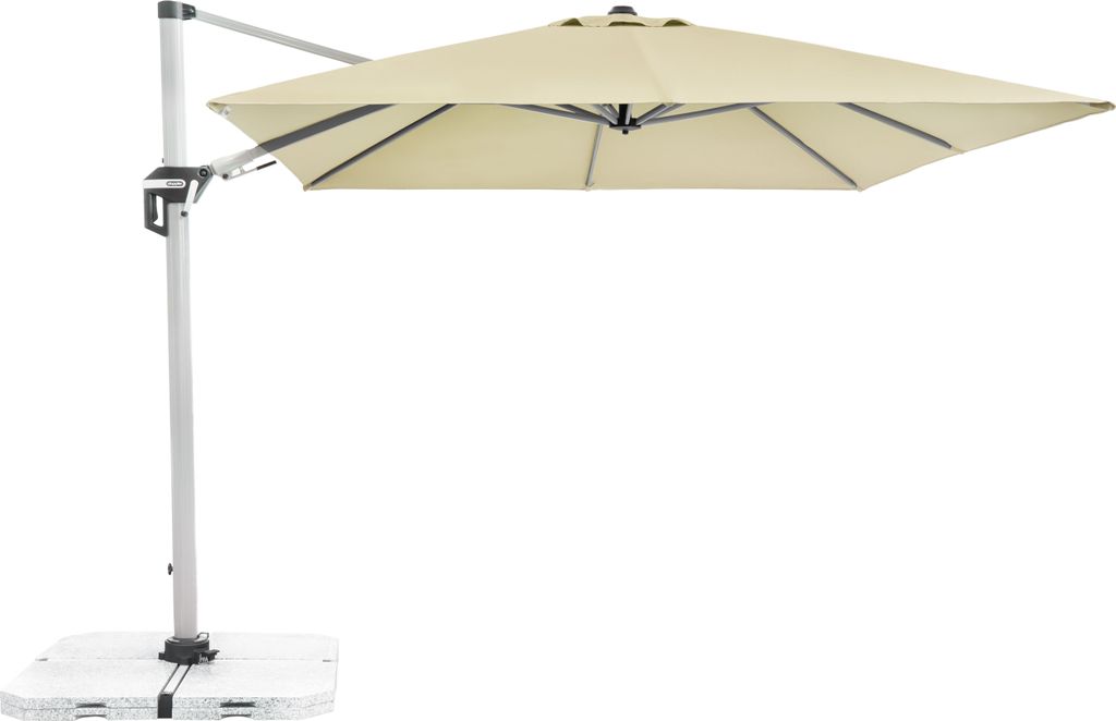doppler "Doppler Active II Ampelschirm Sonnenschirm 350x260cm natur 820"