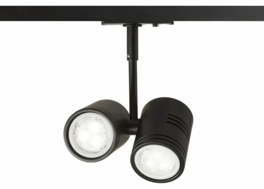 Spot rail monophasé RENDL BEEBA II noir GU10 230V R12316