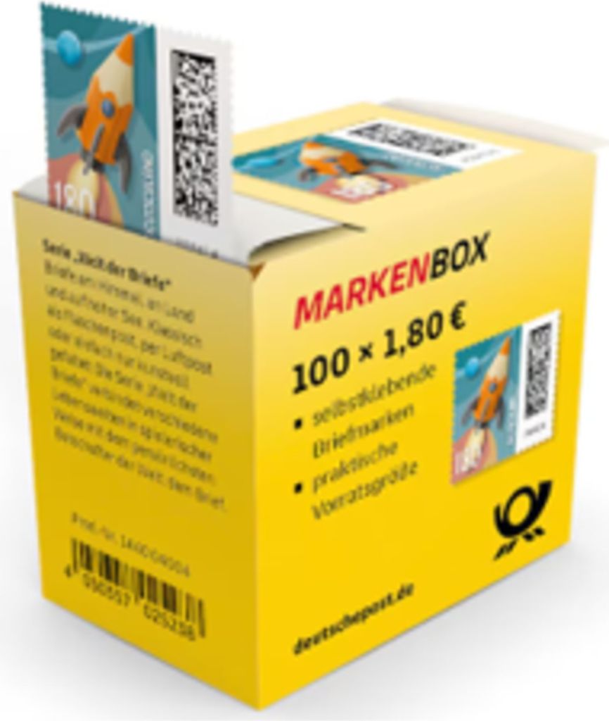 Briefmarke Großbrief national 180ct 100St