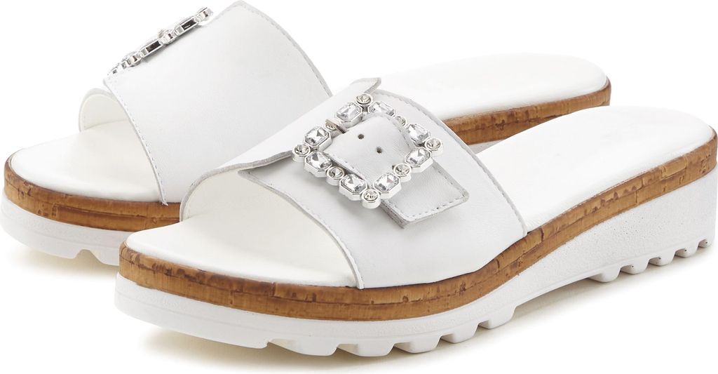 LASCANA Pantolette Sandale, Sommerschuh, offener Schuh, Produktbild 
