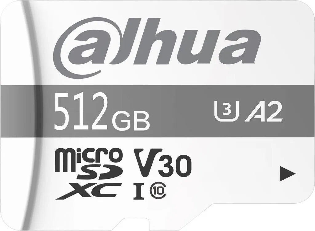 Dahua TF-P100-512GB Carte MicroSDXC A1 V30 512 Go Haute Réactivité App