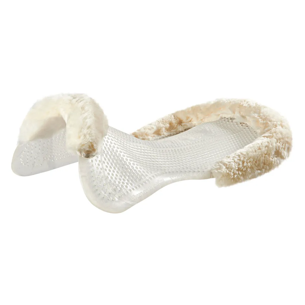 Amortisseur Acavallo Therapeutic Gel Pad Cut Out Sheepskin M Naturel