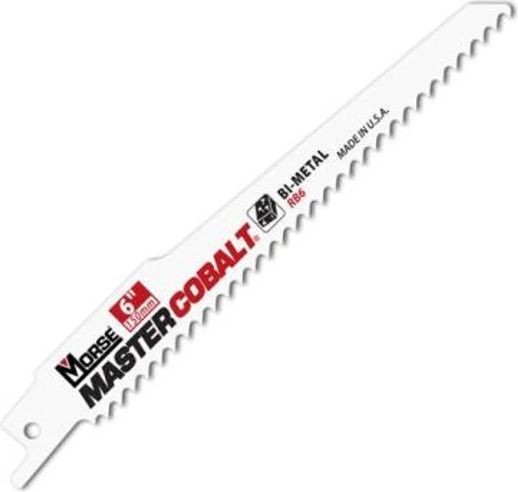 Lame de scie à baïonnette 6" MORSE anti-vibration pour coupes difficiles