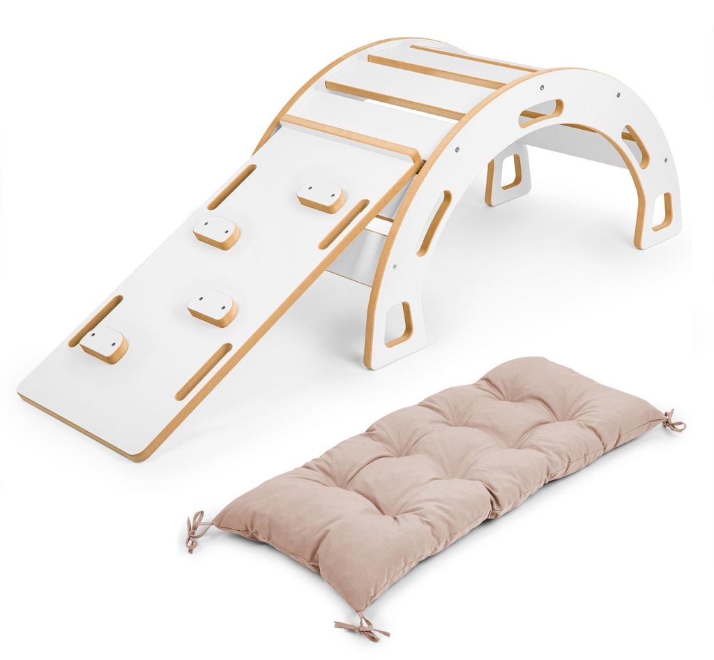 Obubu set arche d'escalade pour enfants coussin toboggan Image du produit 