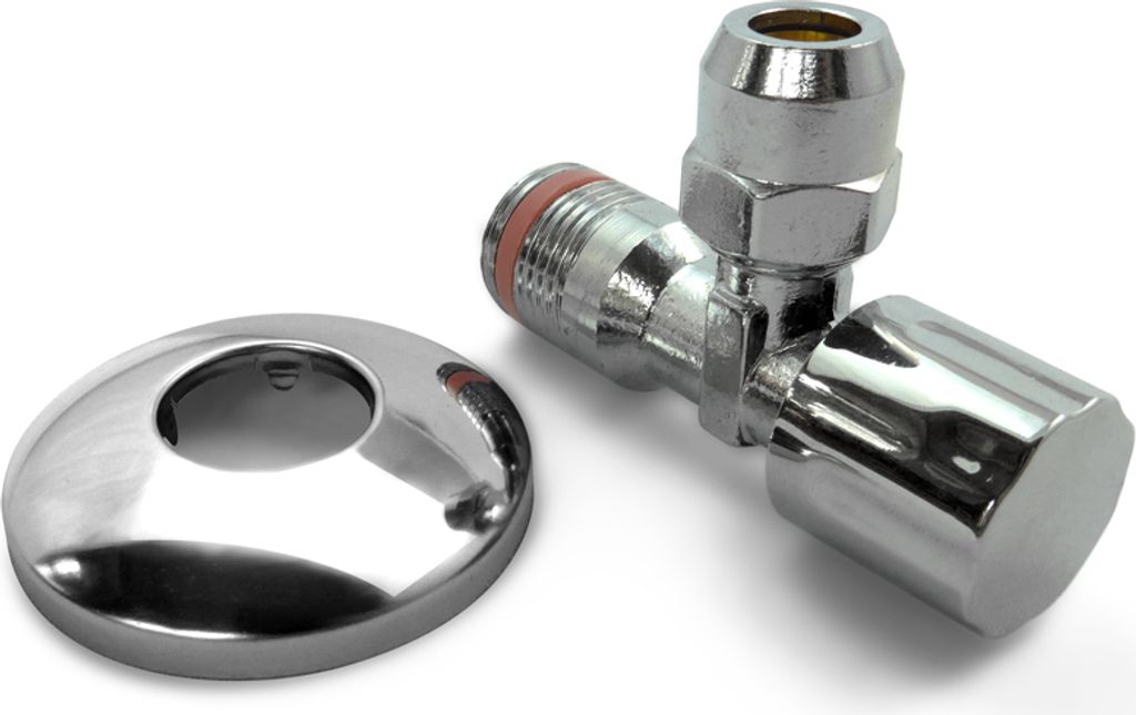 Robinet d'équerre PUTEUS 1/2 pouce, autoétanche avec Image du produit 