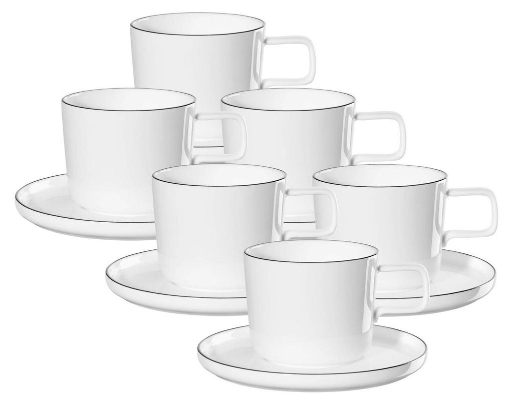 ASA Selection à table oco ligne noire Kaffeetasse m Untere 0,2l Set6