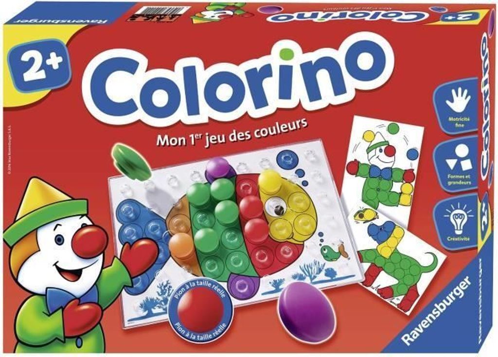 Colorino Jeu Educatif Ravensburger, Apprentissage Couleurs, Image du produit 