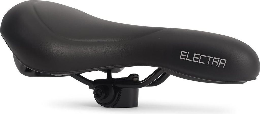 Edge Fahrrad Sattel E -Bike Electra mit Griff und Speicherplatz für das Apple Air Tag - Schwarz