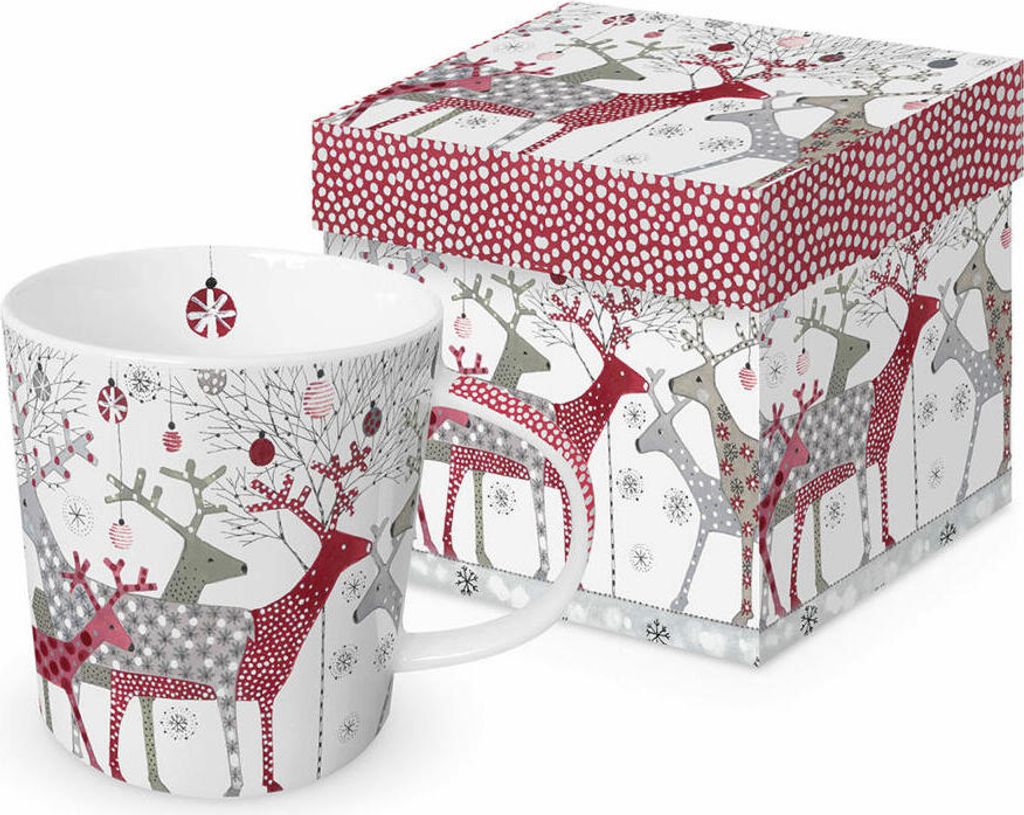 PPD Scandic Christmas Trend Mug, in Geschenkbox, Tasse, Teetasse, Kaffee Becher, 350 ml, 604529