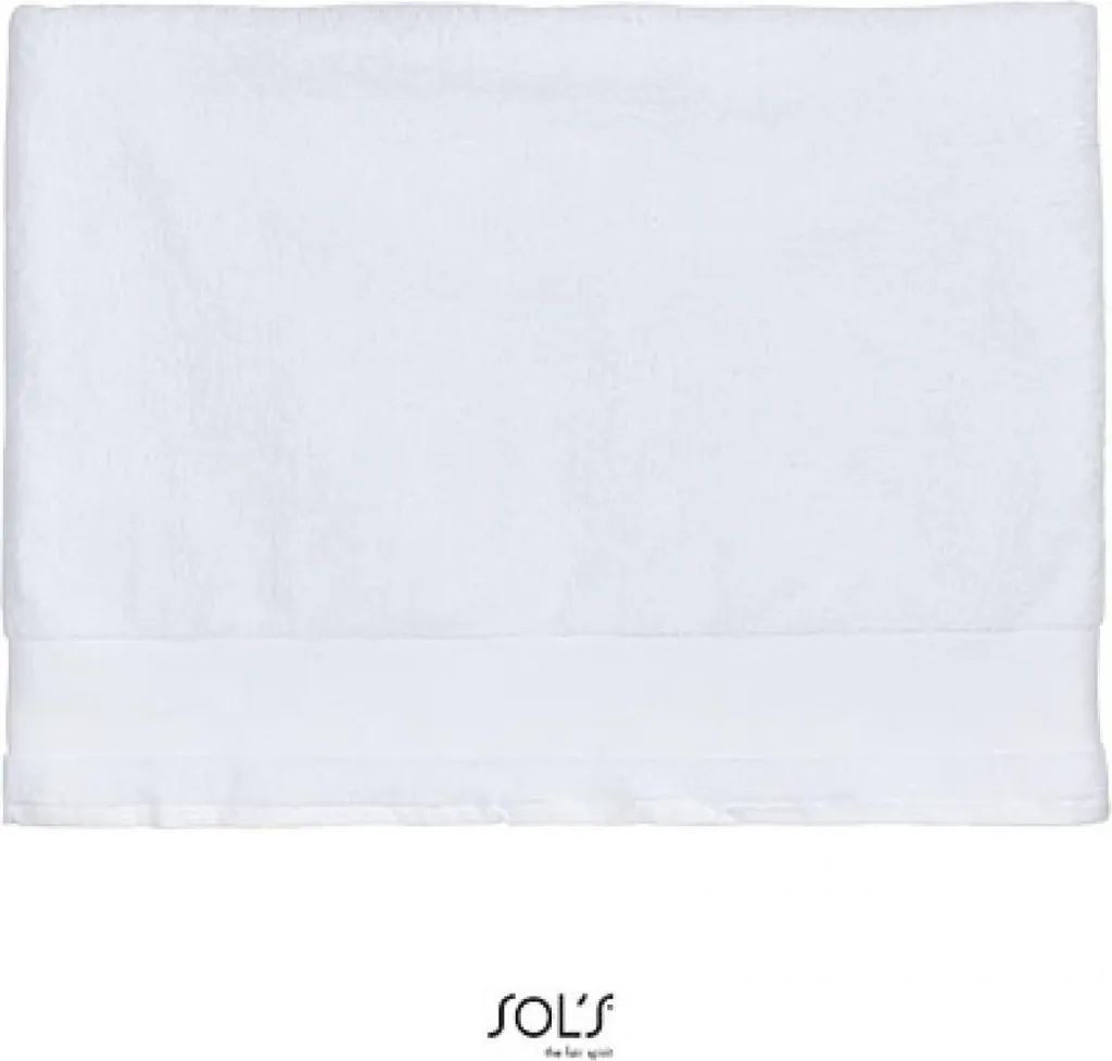 Maxi drap de bain blanc Peninsula 100x150 cm en éponge absorbante