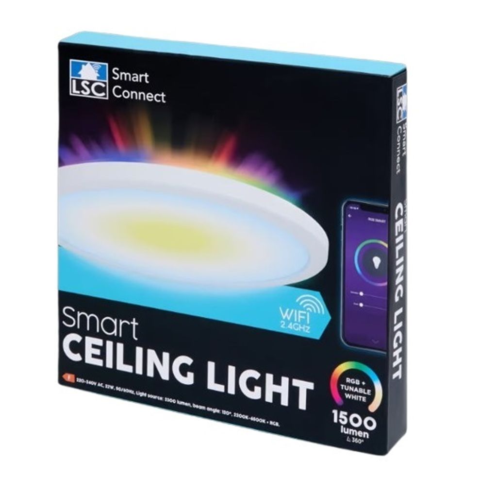 LSC Smart Connect Plafonnier LED sans fil. avec Alexa Siri Image du produit 