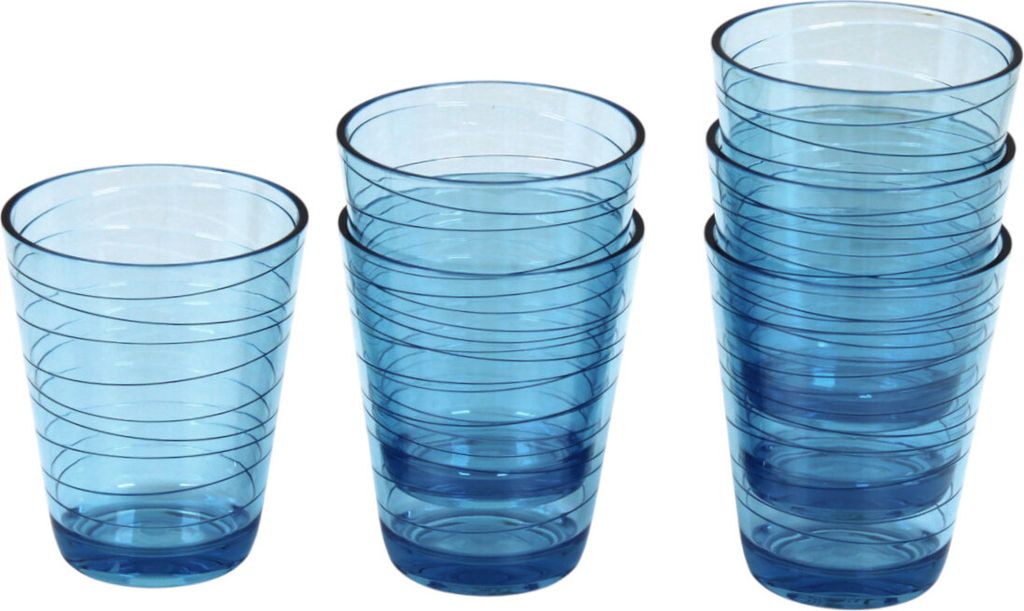 6 sztuk Brunner Onda Dolomit przezroczysty zestaw szklanek Zdjęcie produktu 
