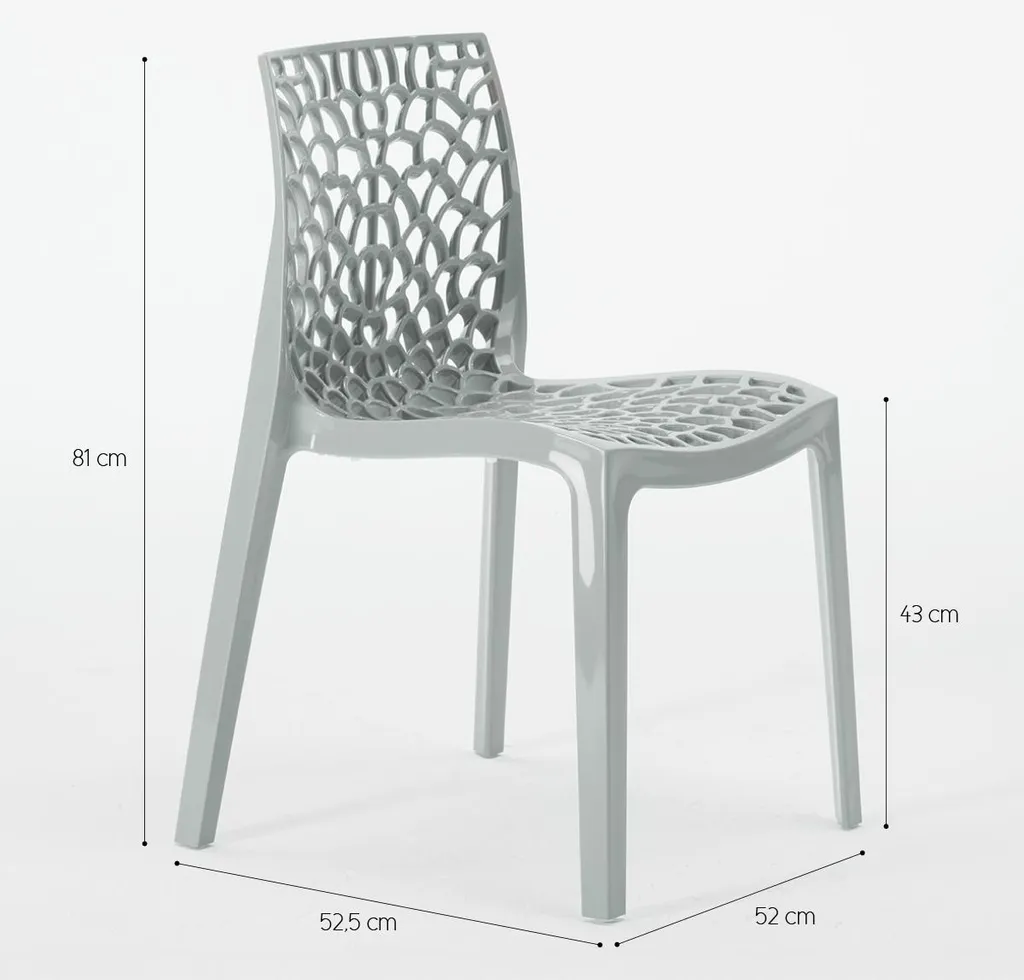 Chaise de Cuisine Jaune pour Petit Espace : Modèle Gruvyer Empilable