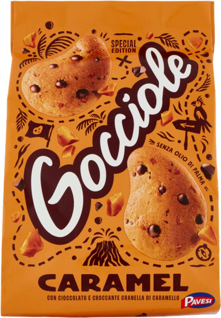 Ciastka z karmelem Gocciole 300g - Pavesi Image du produit 
