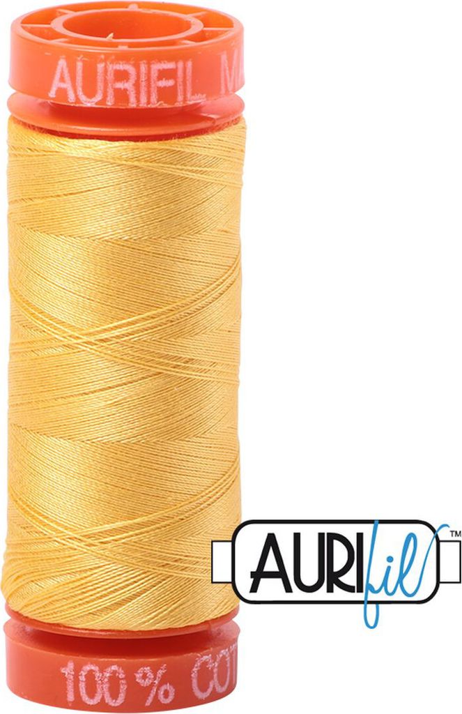 AURIfil Nähgarn MK50WT 1300m, 100% CO : 1135 Pale Yellow AURIfil: 1135 Pale Yellow