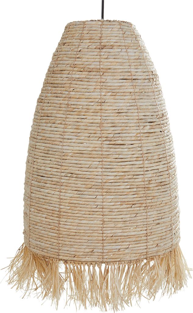 BELIANI Hängelampe Naturfarben Boho Stil Modern Hängeleuchte für Esstisch Esszimmer Wohnzimmer Schlafzimmer