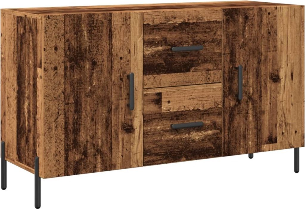 "2026 MODERNE"Sideboard - elegante Design - Mehrzweckschrank - Altholz-Optik 100x36x60 cm Holzwerkstoff - Kommoden CC7692062
