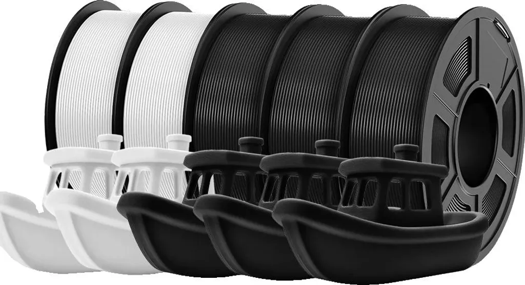filamento per stampante 3D, PETG 5,5 kg, eccellente adesione dello strato, PETG 3BK2WT 5,5KG